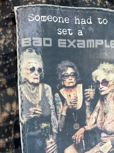 Bad Example Art Flannel- Limited Edition